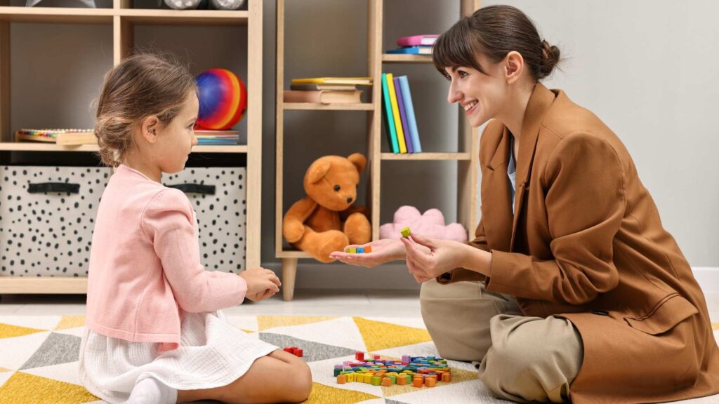 Psychologist using the Y-BOCS scale to assess OCD