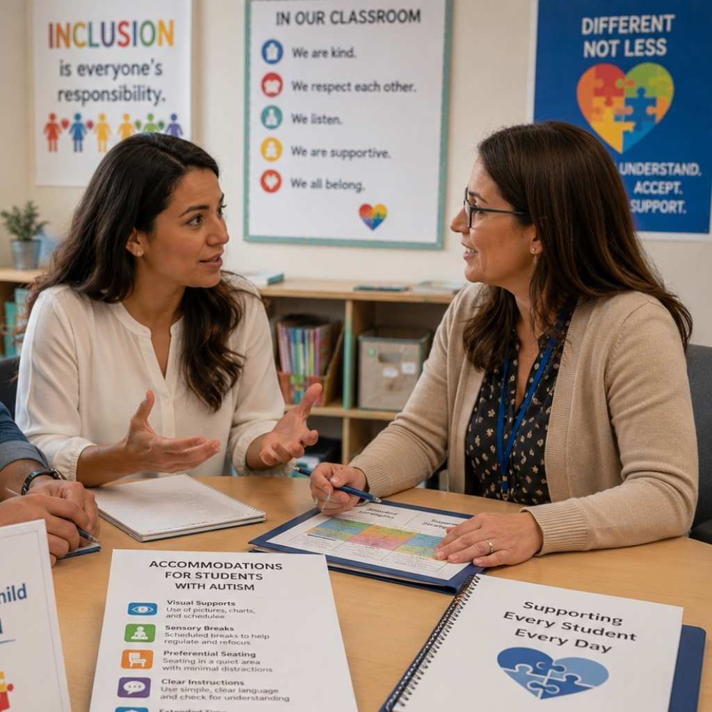 autism accommodations at school